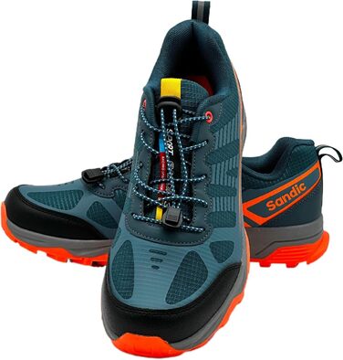 Чоловічі та жіночі трекінгові черевики для хайкінгу та бігу, 46 EU, синьо-помаранчеві