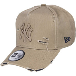 Кепка бейсболка New Era Outdoor Patch Olive з регульованим розміром, колір оливковий, стиль Yankees