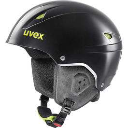 Гірськолижний шолом Uvex Eco, розмір 55-58 см, чорний/жовтий
