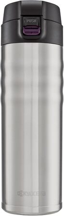 Термос Kyocera MB-17F SS 500 мл з керамічним покриттям, нержавіюча сталь, фліп-топ кришка, термофляга для напоїв
