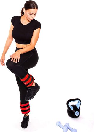 Важкі манжети C.P. Sports для зап'ястя та щиколотки (набір 2 шт) | Вага для рук та ніг | 0,5KG – 8KG | Важкі манжети для фітнесу, бігу, витривалості, силових тренувань, залу