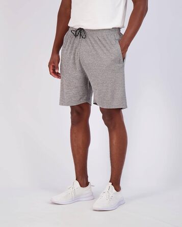 Чоловічі бігові шорти Real Essentials (4 шт.): сітчаста тканина, швидковисихаючі, з кишенями на блискавці та шнурком. Розміри L/XL, 17.8 см – комплект 10