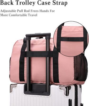 Велика спортивна сумка CORIOS для чоловіків і жінок, дорожня duffle bag з оксфорду, для плавання, фітнесу, тренувань, ручна поклажа з відділенням для взуття, сіра