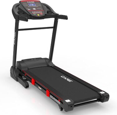 Бігова доріжка CARE FITNESS Jog Runner з регулюванням нахилу та складною конструкцією – до 18 км/год, 18 рівнів нахилу, 25 програм