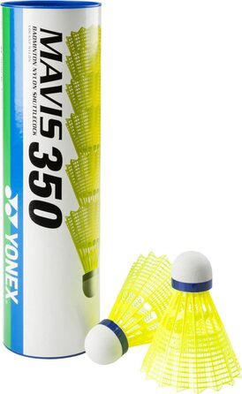 Волан для бадмінтону Yonex Mavis 350 Gelb - міцний, для тренувань та гри