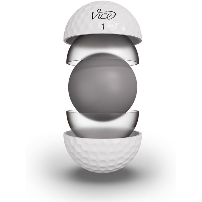 Гольф-м'ячі Vice Golf Pro Soft 2020, 12 шт, 3-шарові, уретанове покриття, м'які, стабільний політ, для досвідчених гравців, кольори: неоново-зелений/червоний