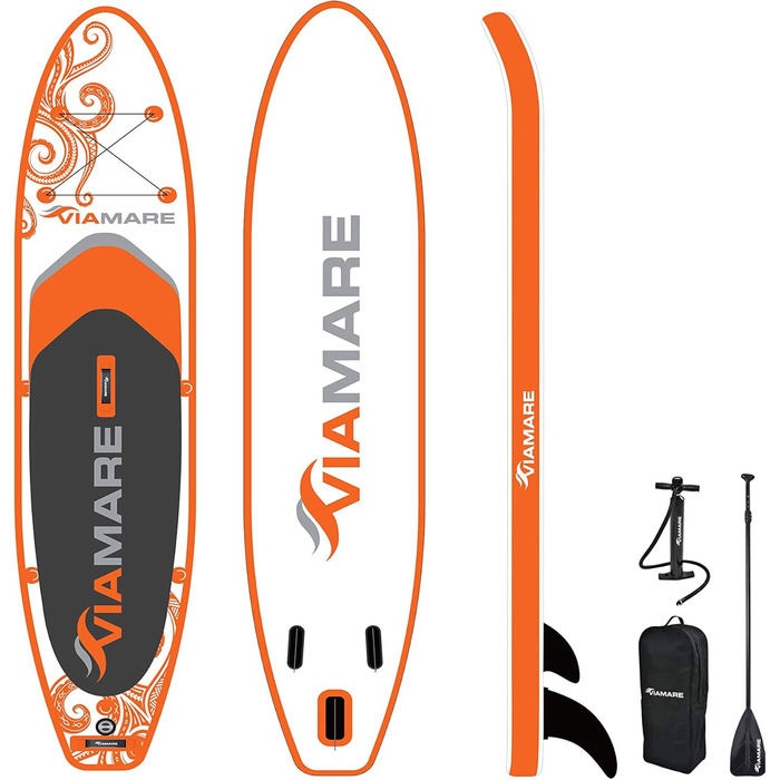 Надувна SUP-дошка VIAMARE 330 S Octopus, помаранчева, комплект