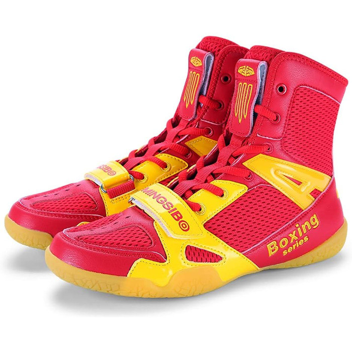 Чоловічі боксерські туфлі для боротьби, фітнесу та тренувань, розмір 42 EU, червоні