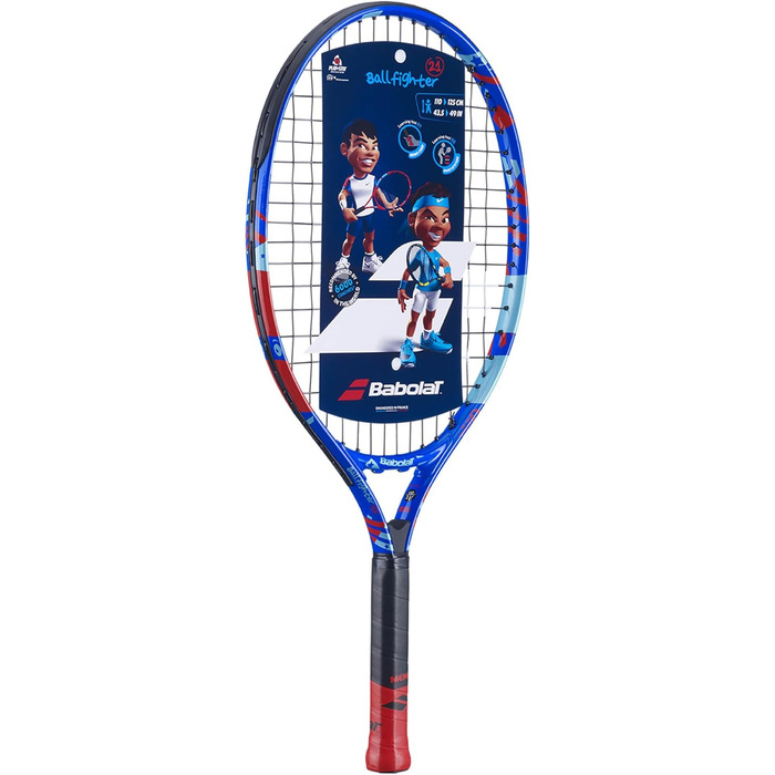 Дитяча тенісна ракетка Babolat Ballfighter 21, 185 г, синьо-помаранчева, для дітей