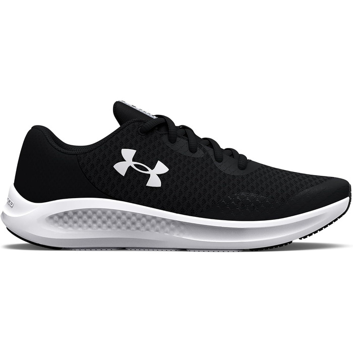 Кросівки для хлопчиків Under Armour Charged Pursuit 3 - чорно-білі, розмір 36.5 EU