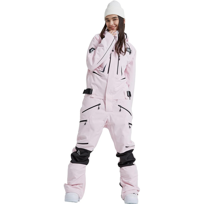 Жіночий гірськолижний комбінезон HOUZONIY 724-Rosa - рожевий, для сноуборду та гірських лиж