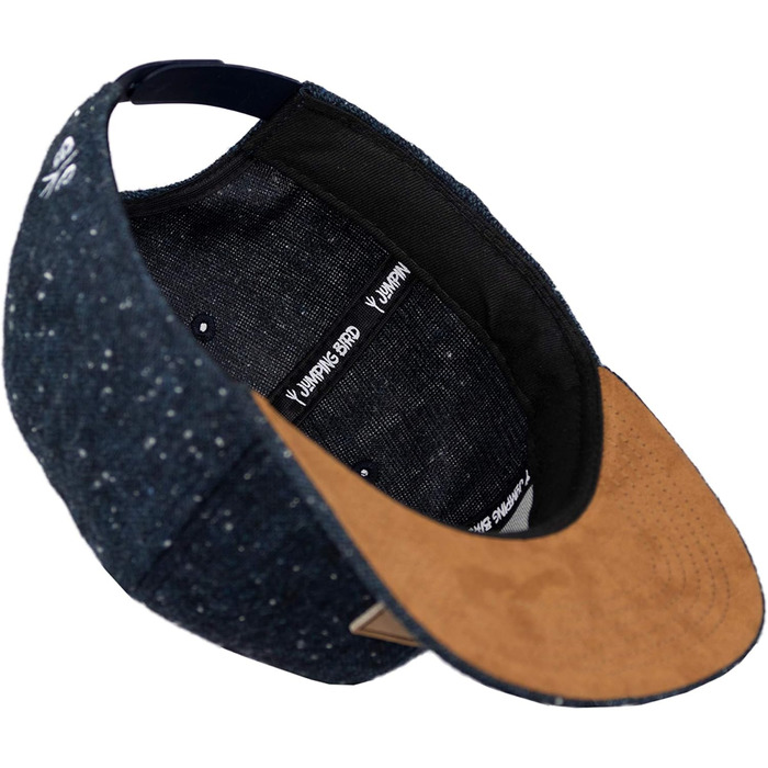 Унісекс бейсболка Jumping Bird антрацитового кольору, регульована кепка-снэпбек із вовни для прогулянок та спорту