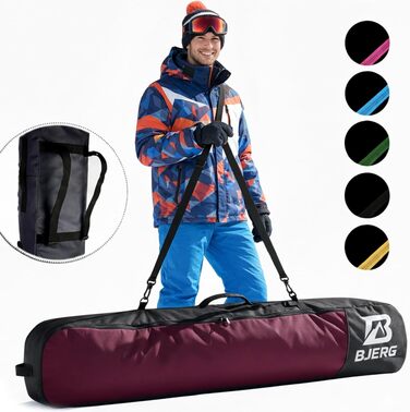 Чохол-сумка для сноуборда Bjerg Boardbag (до 170 см), темно-червоний, Made in Europe