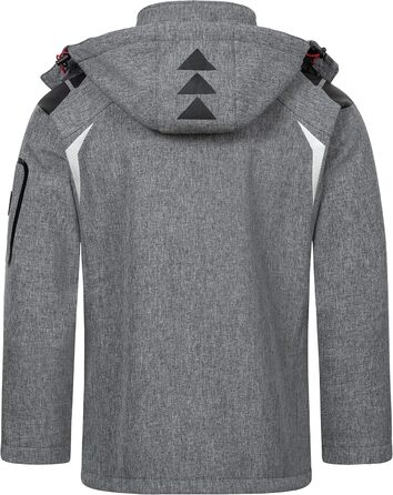 Функціональна куртка Geographical Norway Tangata для активного відпочинку, червона (S, Blended Grey)