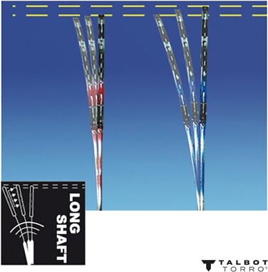 Бадмінтонна ракетка Talbot Torro Isoforce 651, 100% карбон, легка, різні дизайни