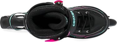 Ролики-трансформери Croxer 3в1 Black/Mint, 35-38 (21-23 см), регульовані