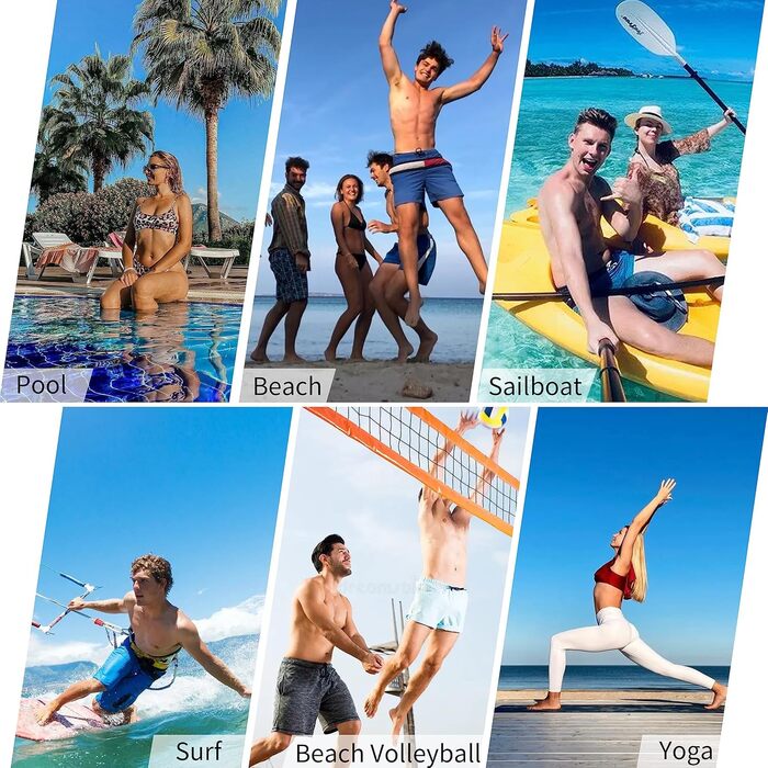 WateLves Водні черевики для жінок, чоловіків та дітей - унісекс, для плавання, відпочинку на пляжі та серфінгу, швидко сохнуть, розмір 44/45 EU