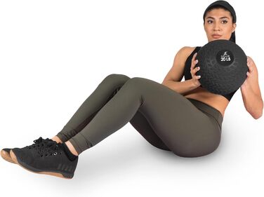 Медичний м'яч ProsourceFit Slam 5-50 фунтів – гладкий і текстурований, для силових і кардіо вправ, тренування корпусу
