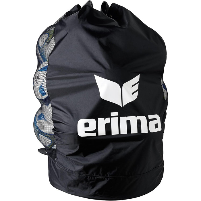 Сумка для м'ячів Erima Unisex на 18 шт., чорна/біла