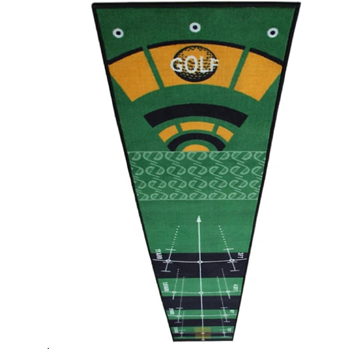 LL-Golf® Килимок для гольфу 300x50 см, тренувальна мат для пату, килимок для тренування патів у гаражі, саду чи офісі, з різними цілями