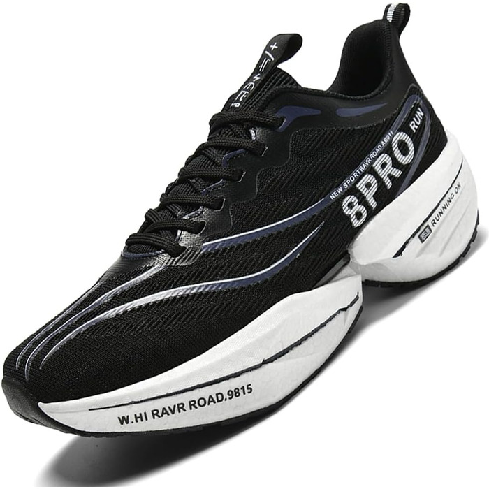 Дитячі кросівки для дівчаток, для бігу та ходьби, спортивні, дихаючі, легкі, чорні, розмір 36 (38 2/3 EU)