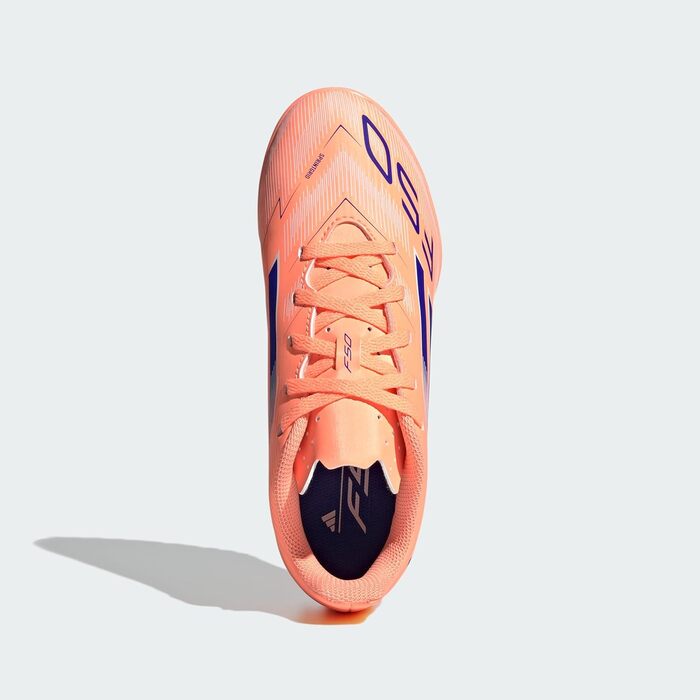 Дитячі футбольні бутси adidas F50 Club Turf - унісекс (38 2/3 EU, помаранчевий, синій, білий)