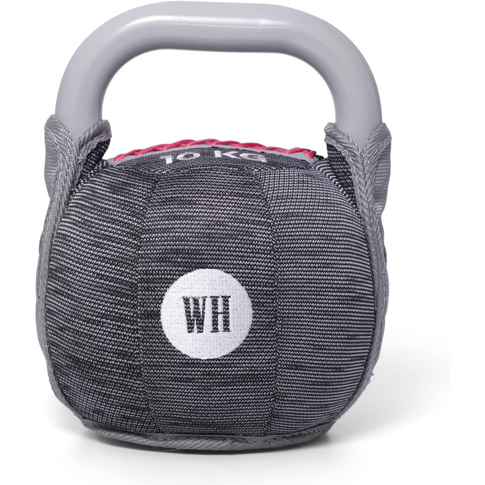 Жіноча фітнес гиря Soft Kettlebell для формування тіла, кондиції та нарощування сили | Текстильний чохол для тренувань вдома (10 кг)