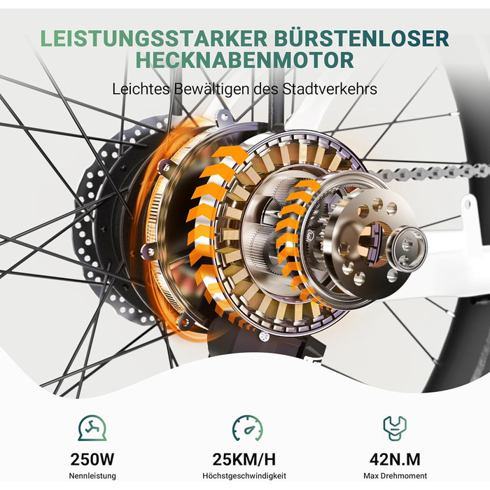 ESKUTE C100 Електровелосипед 26