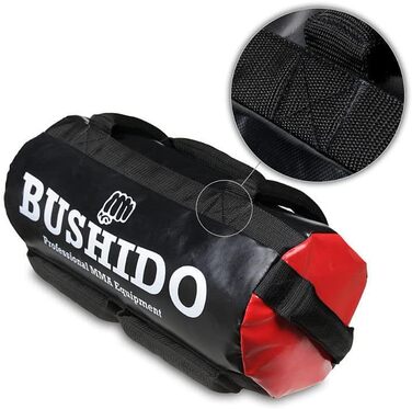 Силовий мішок DBX Bushido 35 кг, болгарський, для функціонального та силового тренування, чорний, універсальний розмір, порожній