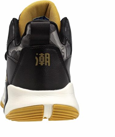 Дитячі кросівки для хлопчиків. Спортивні кросівки на липучці, розмір 30-40 (30 EU), чорний та золотий колір