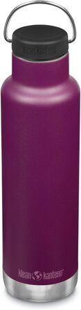 Пляшка Klean Kanteen Classic з петлею, нержавіюча сталь, фіолетова, 592 мл
