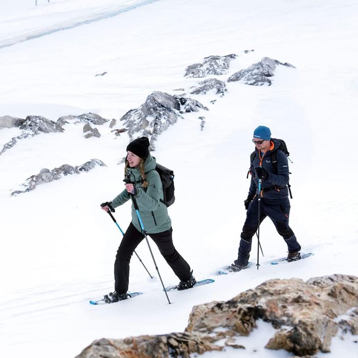 Легкі снігоступи outdoorer SnowHiker з алюмінієвою рамою, класичні снігоступи з рачковим кріпленням для жінок і чоловіків
