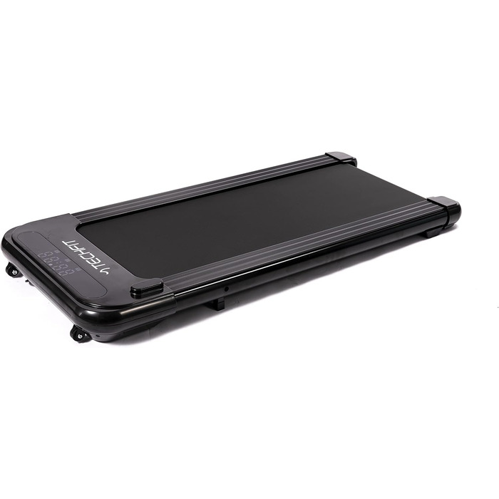Електрична бігова доріжка TechFit WP-500 для дому, складана, 2 к.с., 6 програм, 16 швидкостей до 7 км/год, LCD-дисплей, чорна, універсальний розмір