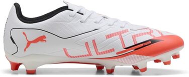 Жіночі футбольні бутси PUMA Ultra 5 Play FG/AG, 39 EU, білий/чорний/червоний