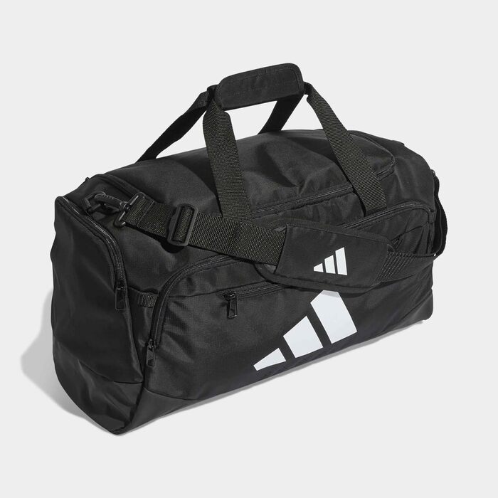 Спортивна сумка adidas Unisex Training Defender Duffle Bag Small, чорна з білим