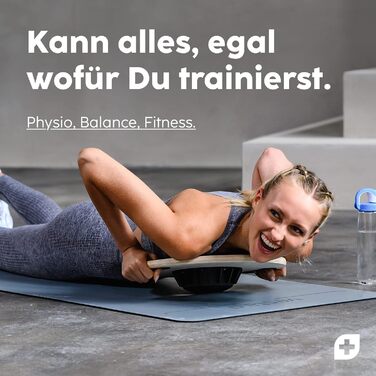 Балансборд Vesta+ Balance Board Holz: Дерев'яний балансборд з екологічного дуба для фітнесу та терапії