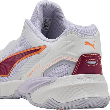 Кросівки PUMA Solarstrike W+ 4Hallenturnschuh, 42.5 EU, Puma White, Heat Fire, Lilac Crush Berry