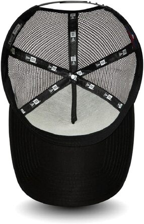 Кепка-тракер New Era Los Angeles Dodgers Camouflage Infill A-Frame регульована, чорна, унісекс