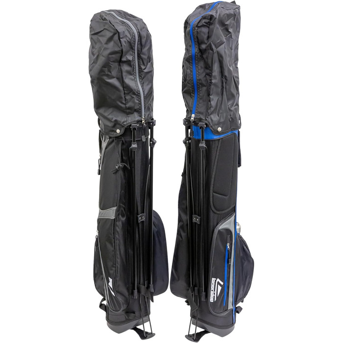 Чорний/сріблястий гольф-стенд Longridge на 6 голів, 6'