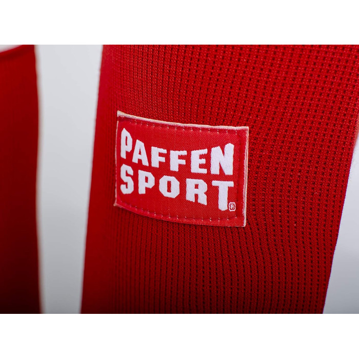 PAFFEN SPORT універсальні щитки для гомілки та стопи, захисники для тренувань і змагань з муай-тай, кікбоксингу, К1, ММА та інших єдиноборств, червоні, розмір S