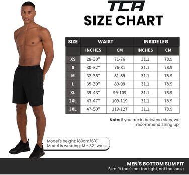 Шорти спортивні чоловічі короткі TCA - чоловічі шорти для занять спортом з кишенями на блискавці, червоні