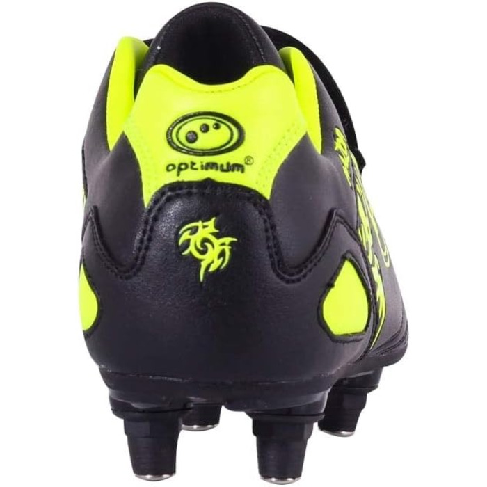 Футбольні бутси Optimum для чоловіків Easy Fastening, 6 шипів, жовто-чорні (45 EU)
