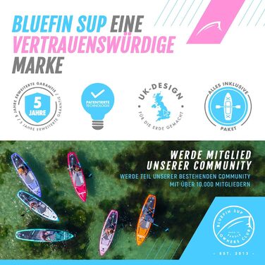 Надувна SUP-дошка Bluefin Cruise 9'8 для серфінгу та веслування