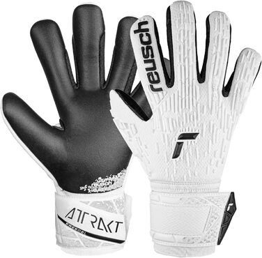 Воротарські рукавички Reusch Attrakt Freegel Silver, біло-чорні, розмір 8.5
