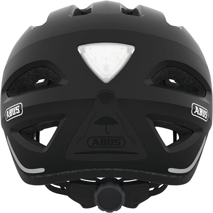 ABUS Pedelec 1.1 — міський велосипедний шолом з ліхтарем, чорний, M (52-57 см), для жінок і чоловіків