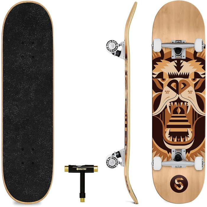 Скейтборд Skatro Pro 78,7 см для дорослих і дітей, повний комплект, для початківців, хлопчиків і дівчаток