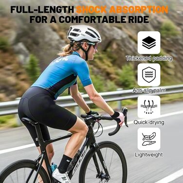 Велосипедні рукавички Flintronic напівпальцеві для чоловіків та жінок, спортивні рукавички з антиковзаючим покриттям та амортизацією, дихаючі рукавички для гірського велосипеда, шосе, фітнесу, рожевий, M