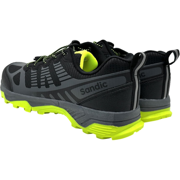Чоловічі та жіночі трекінгові черевики для хайкінгу та бігу (46 EU, чорний, сірий, зелений)