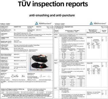 Чоловічі та жіночі робочі черевики-кросівки з металевим носком, чорні, 43 EU