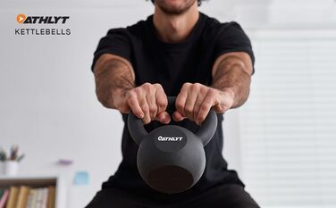 Гиря Athlyt з чавуну 2 кг – спортивний інвентар для фітнесу та тренувань